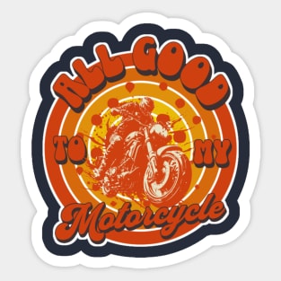 Good motorcycle retro Sticker